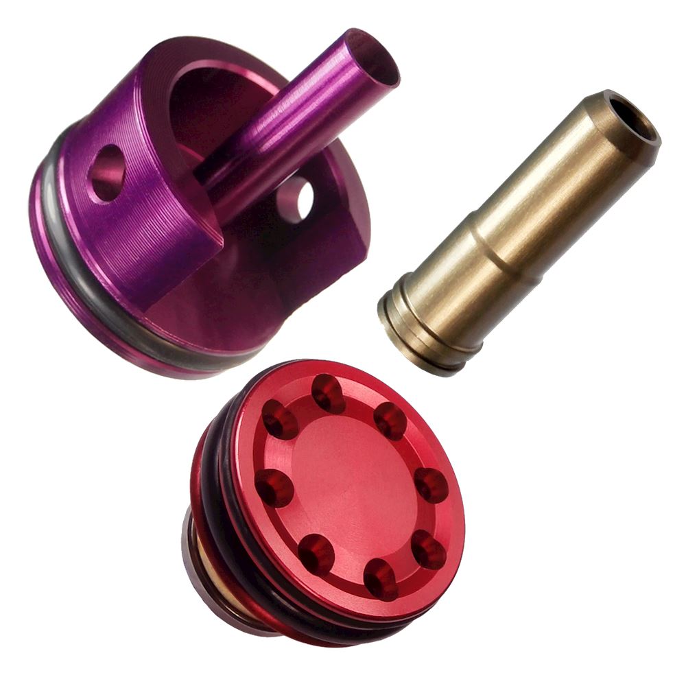 Kit In Ergal Testa Cilindro Pistone Spingipallino Per M4 Testa Cilindro Il Semaforo Negozio Specializzato In Softair