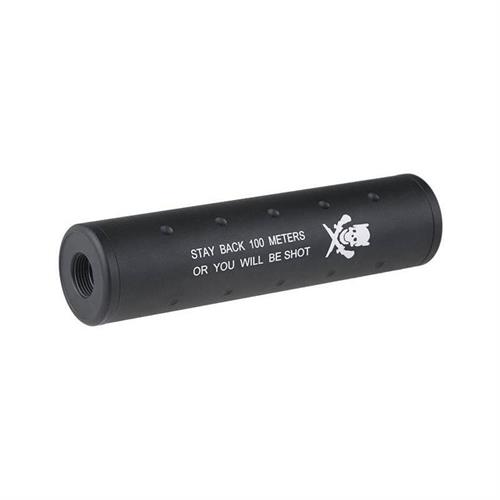 silenziatore-skull-pro-full-metal-130mm-con-doppio-filetto