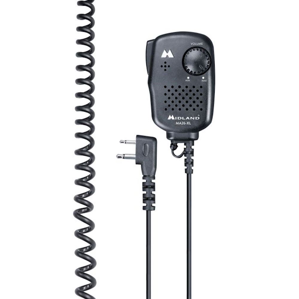 MA26-XL Speaker/Microphone 2 PIN MIDLAND WALKIE TALKIE ACCESSORIES -  IlSemaforo