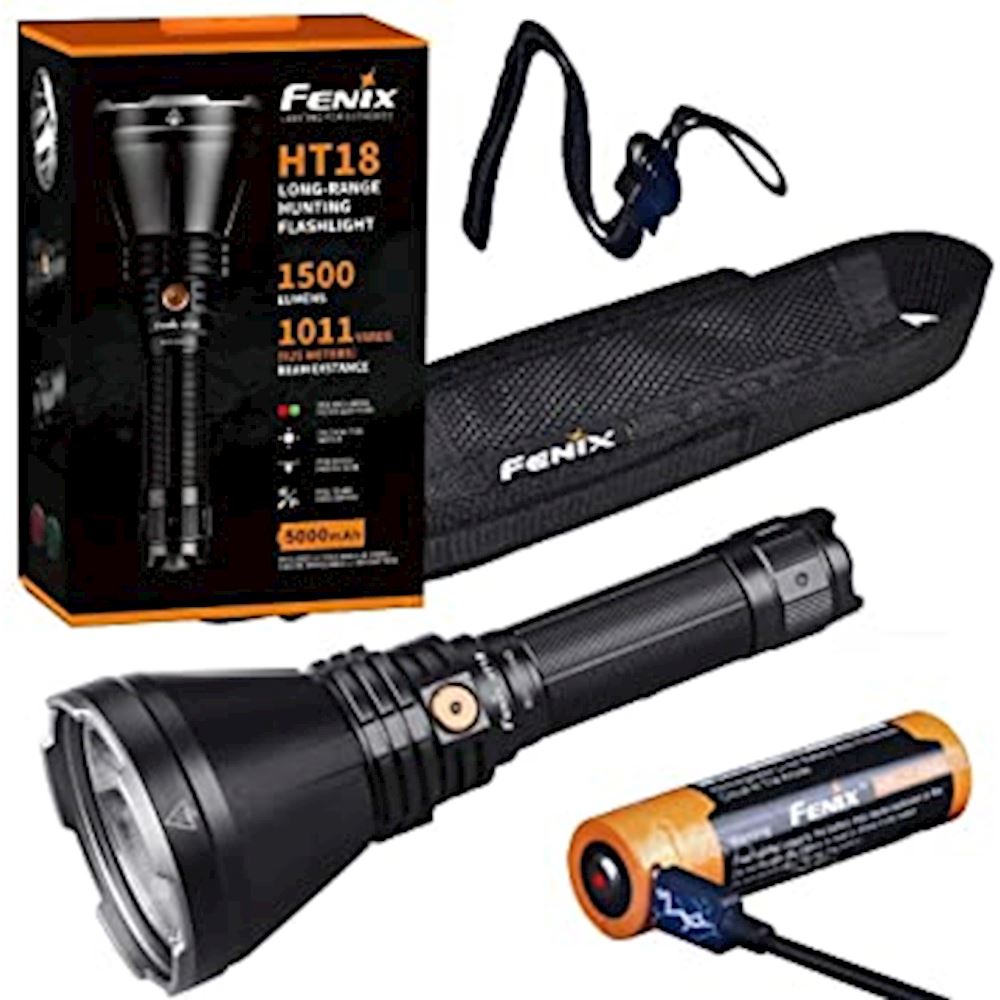 Fenix HT18 Rechargeable 1500-Lumen Tactical Flashlight FLASHLIGHTS - Il