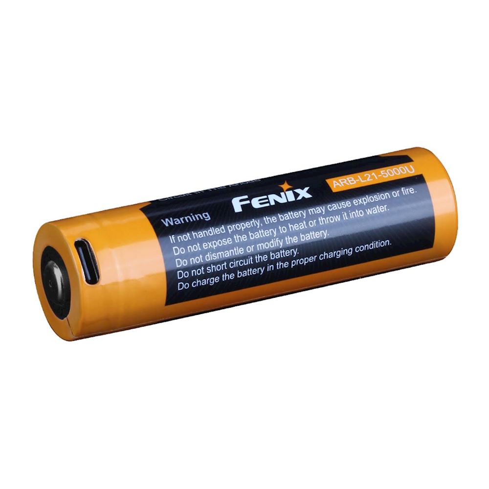 BATTERIA FENIX RICARICABILE USB LI-ION 3.6V 3500MAH MOD.18650 BATTERIE -  IlSemaforo