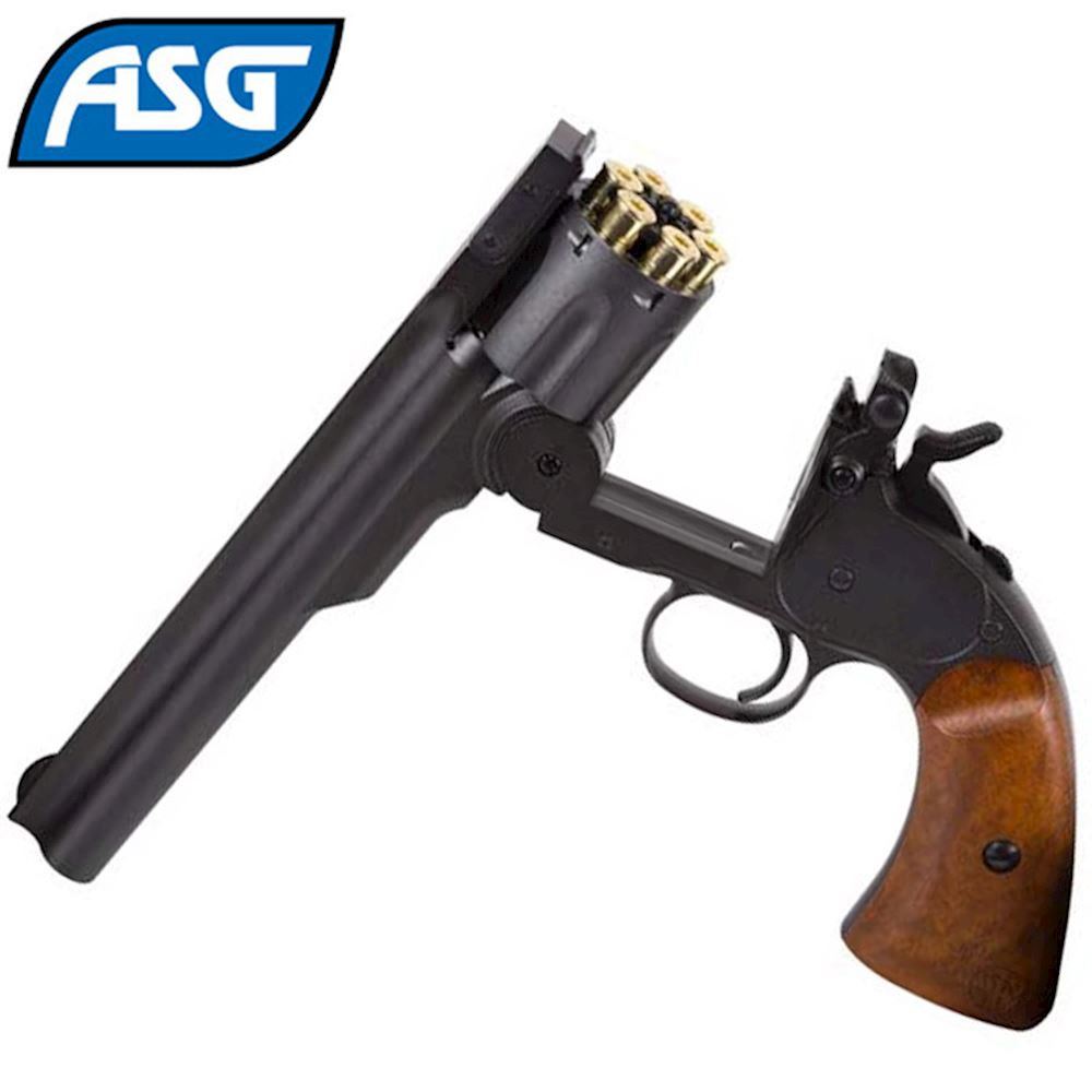 Revolver winchester cal.4,5 co2 4 '' steel wood gamo (iag254): Revolver co2  cal 4.5mm for Softair