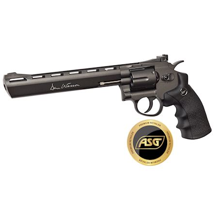 REVOLVER PYTHON 357 6 BLACK CO2 FULL METAL CO2 NON BLOWBACK PISTOLS -  IlSemaforo