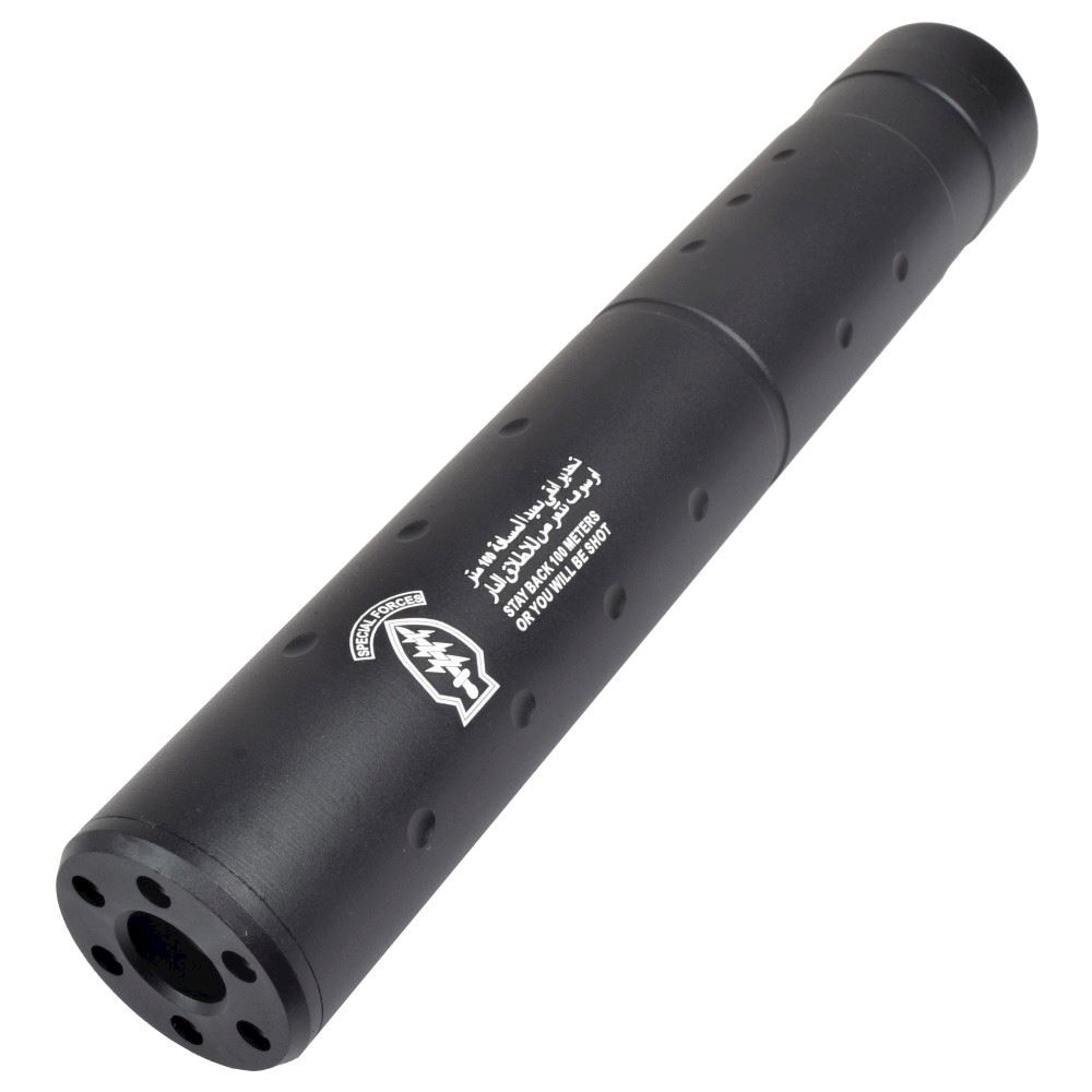 FULL METAL FLASH KILLER 90mm CCW 14mm SILENCER - IlSemaforo