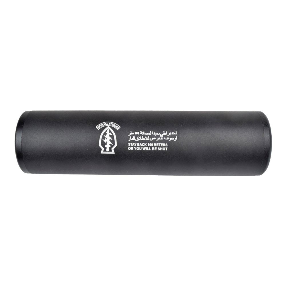 SILENCER SPECIAL FORCES THREAD CCW/CW 14X1 FULL METAL 130MM