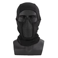 Face mask black uomo con velcro patcheria (lp-fm002) - Softair Games - ASG  Softair San Marino