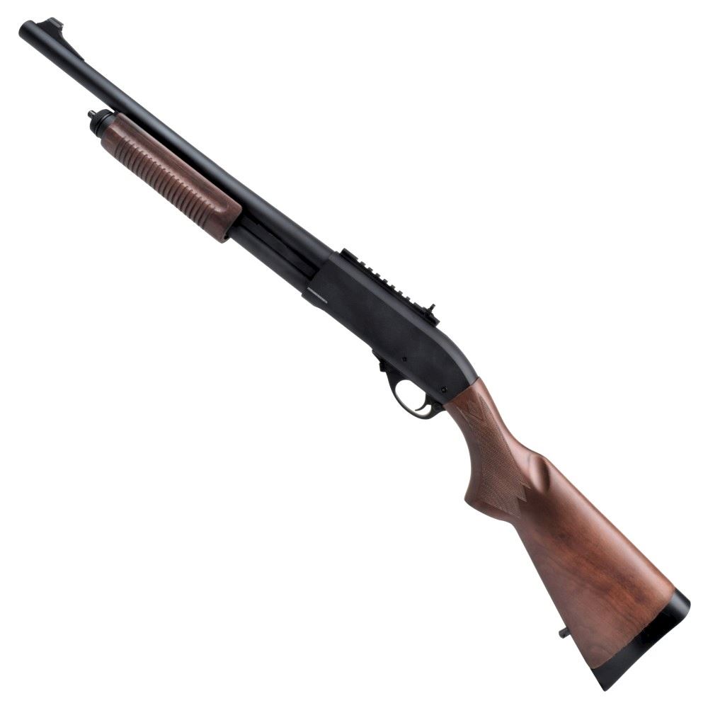PUMP SHOTGUN M870 LONG FULL METAL REAL WOOD GAS/CO2 RIFLES