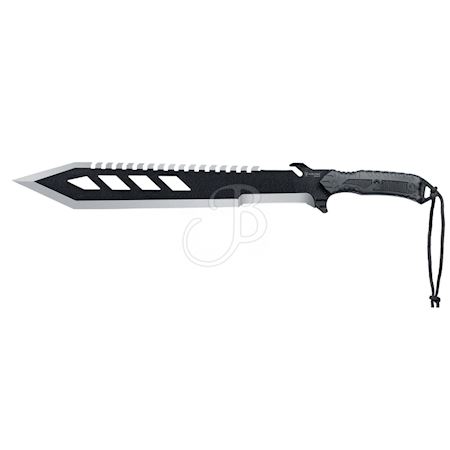 BLACK â€²ARMYâ€² COMBAT KNIFE WITH SHEATH HUNTING KNIVES - IlSemaforo