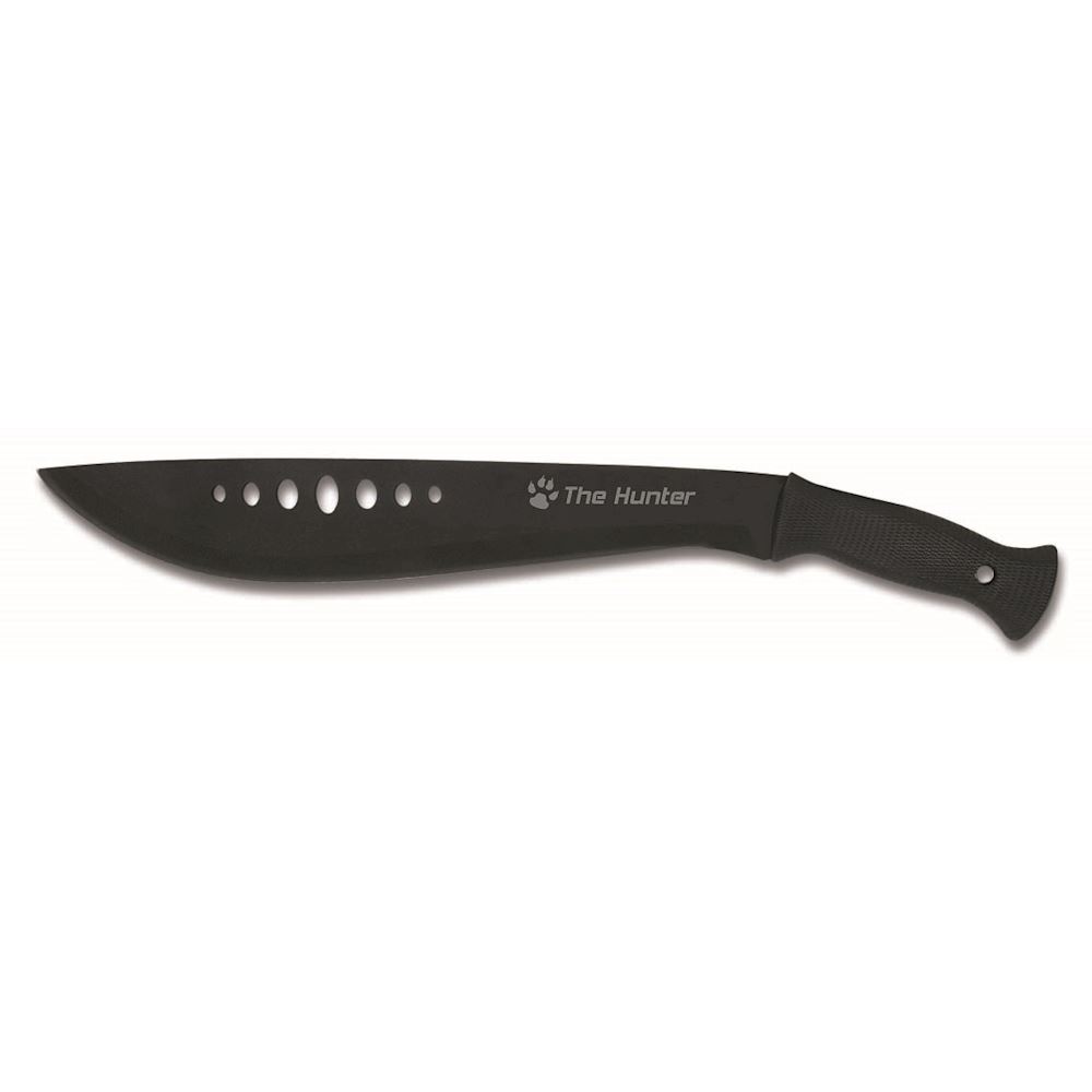 KNIFE RUI H15 BLACK-GRAY SMOOTH BLADE FROM 13CM HUNTING KNIVES - IlSemaforo