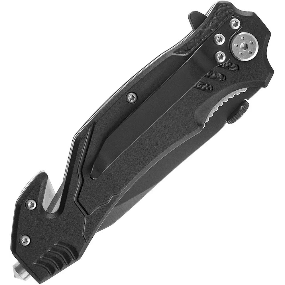 Porta torcia o coltello in cordura da cinturone Colore Nero