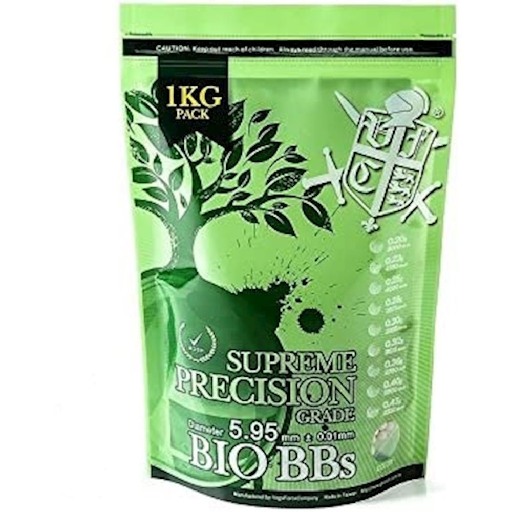 Bb''s 0.28G BIO PERFECT SPHERICAL 3575bb 1KG BIODEGRADABLE BB'S - IlSemaforo