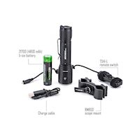 NexTorch TA41 Torcia Ricaricabile 2600 Lumen – CREE LED, Corpo In Alluminio, Resistente Agli Urti