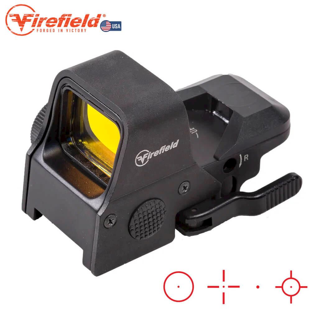 FIREFIELD Barrage 1.5-5x32 Riflescope Reticolo MIL-DOT con 3 colori  Cannocchiale per fucili AR15 con puntatore Laser GREEN cod.FF13063