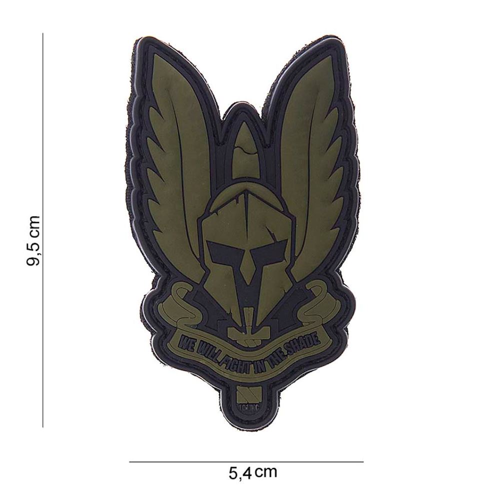 PATCH 3D IN PVC CON VELCRO SPARTAN PATCH - IlSemaforo