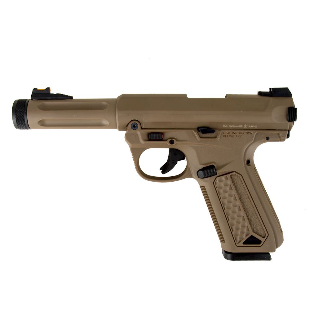 WE PISTOLA A GAS G17 NERA E TAN (W057BT)