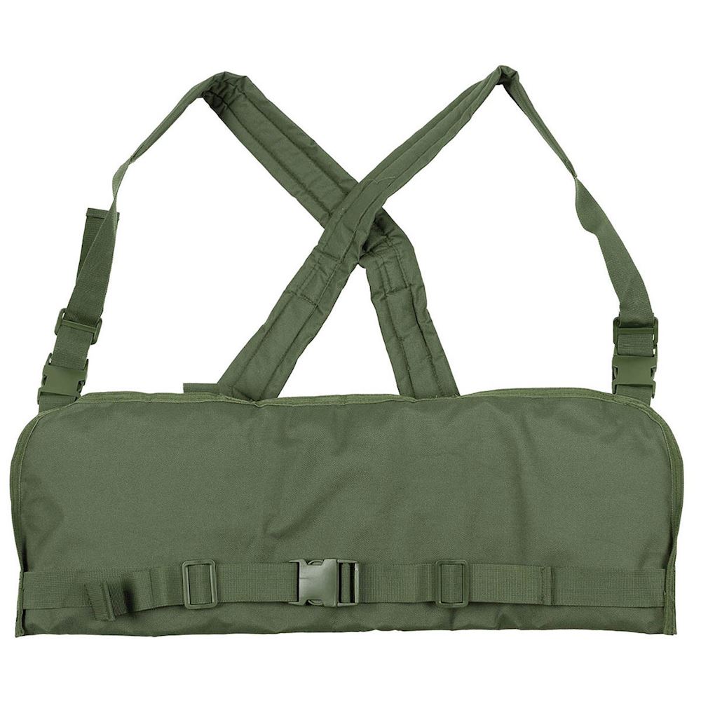 CORPETTO TATTICO CYRAS LIGHT VERDE IMBOTTITO CON 7 TASCHE CORPETTI