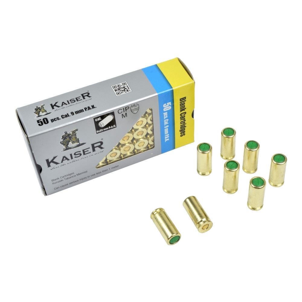 BLANK CARTRIDGES 9MM DOUBLE CHARGE BLANK CARTRIDGES - IlSemaforo