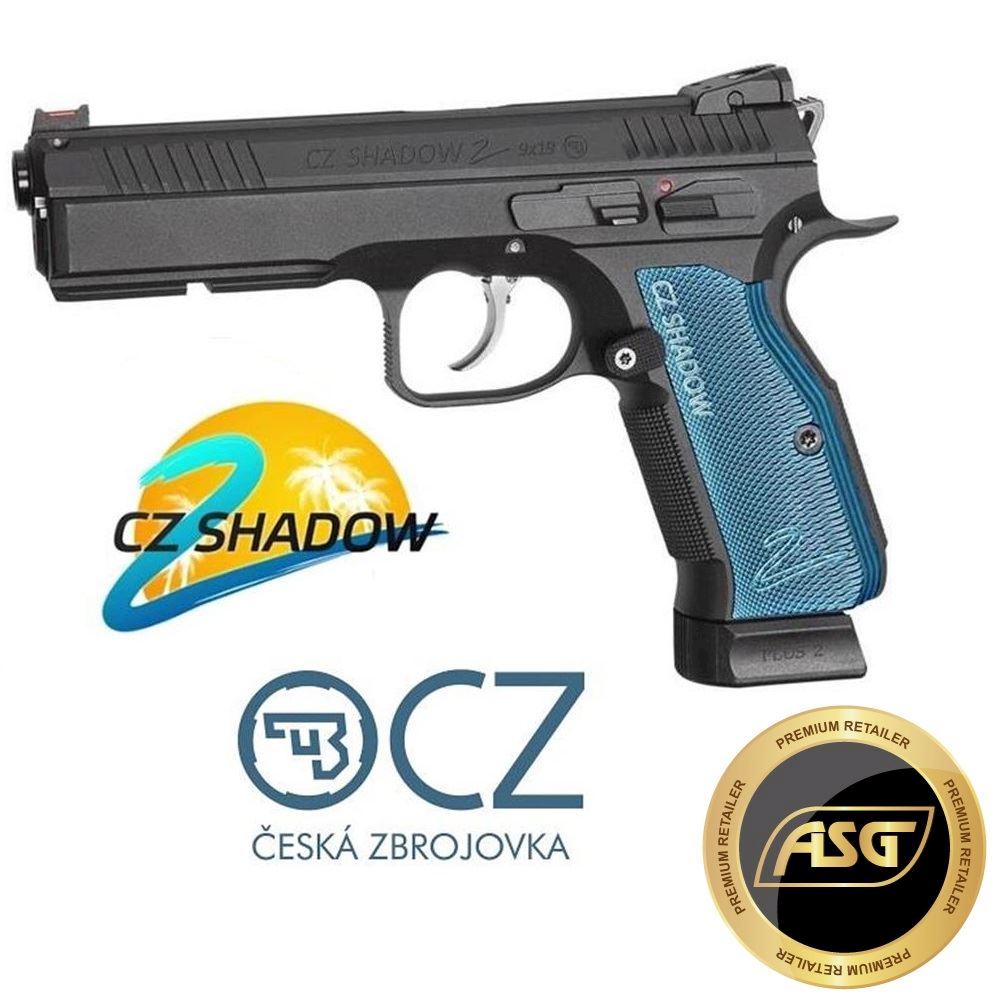 CZ SHADOW 2 FULL METAL CO2 BLOWBACK URBAN GREY PISTOL VALUE KITS