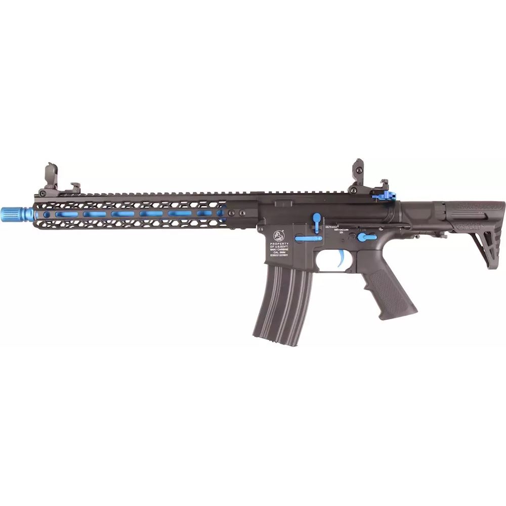 COLT M4 PDW MIKE BLUE M-LOK FULL METAL FUCILI ELETTRICI PROFESSIONALI -  IlSemaforo