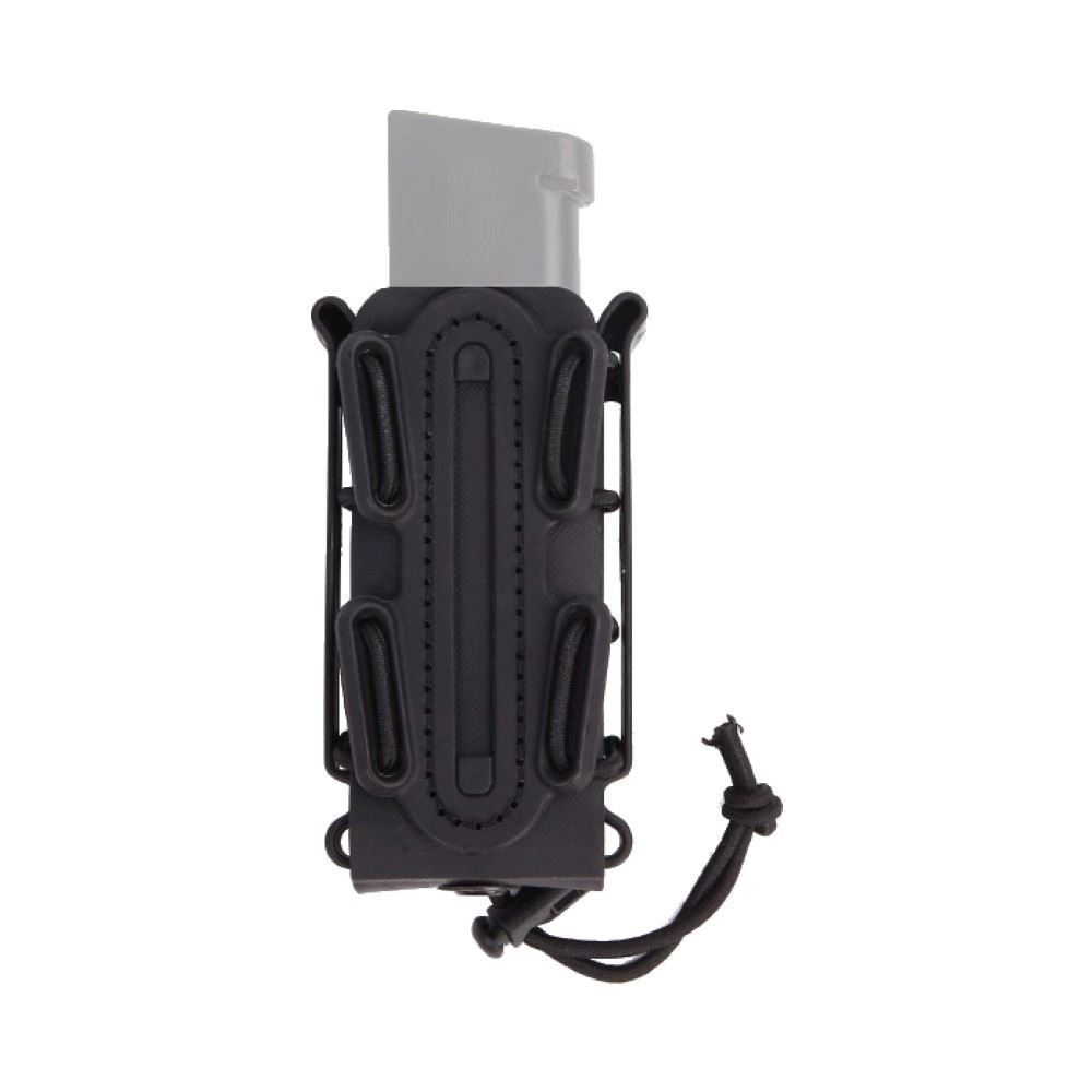 ProCase Tasca Porta Caricatori Doppia Tattica In Nylon, Con Tasca Zip E Cinghie Molle, Per AR/AK, Nero - 2