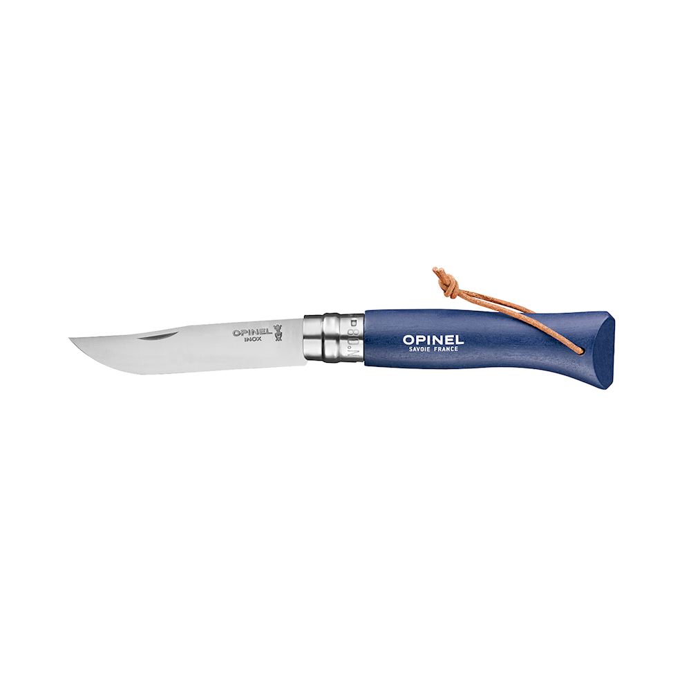 Opinel coltello da tasca No. 7 Classic, acciaio inox, lunghezza lama 8,0 cm