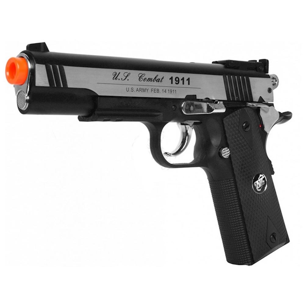 Pistola CO2 1911 U.S. COMBAT full metal WG Co2 - Antica Porta del Titano:  armeria a San Marino e softair shop online