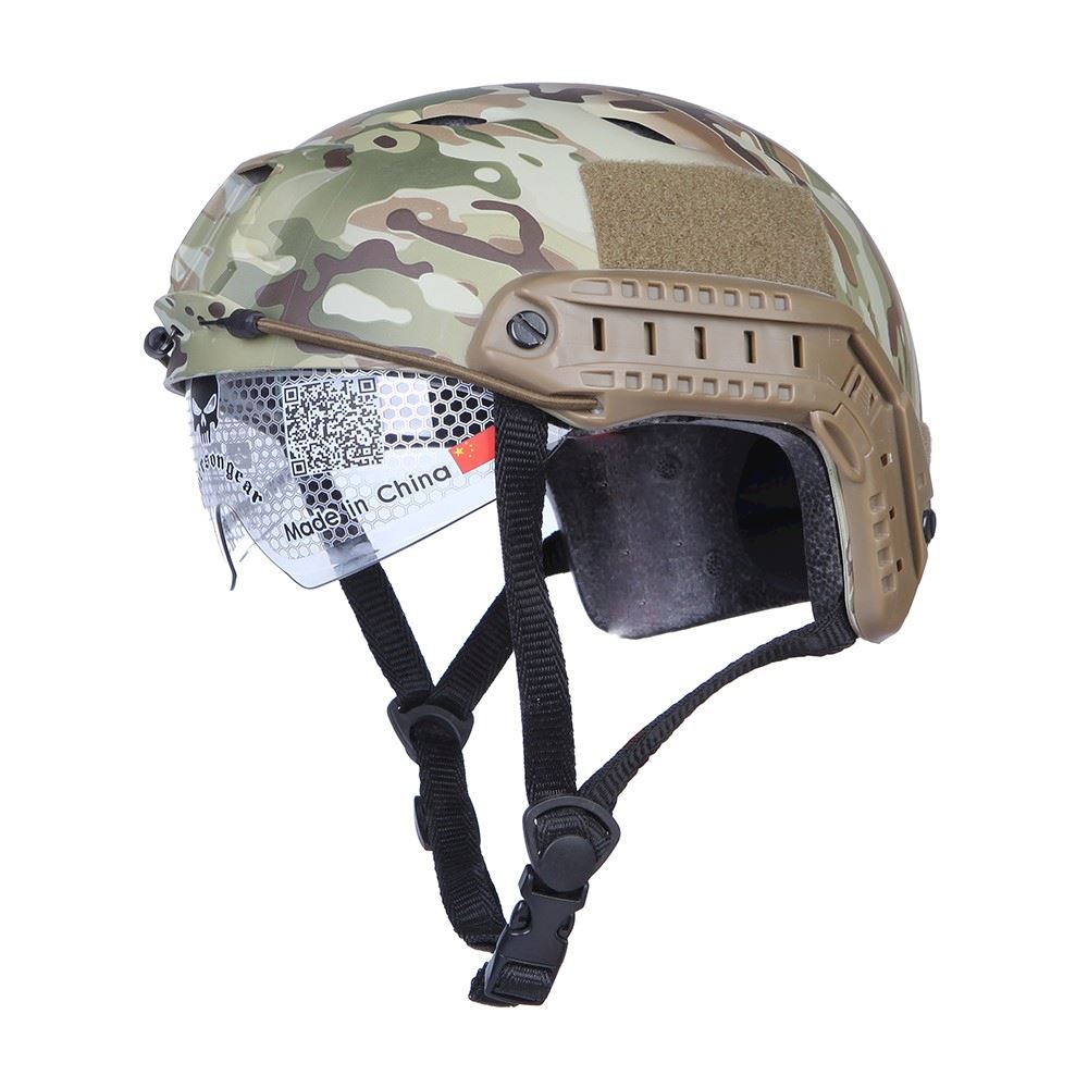 New VELOCE Casco Airsoft MH Camuffamento Tattico Caschi ABS Sport Outdoor  Casco Tattico - AliExpress