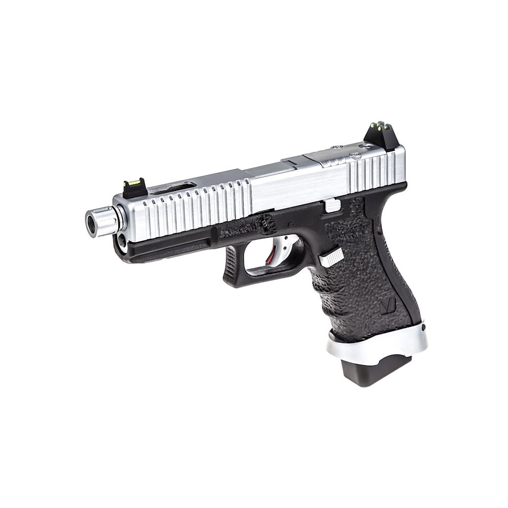 G18 CUSTOM GAS SCARRELLANTE BLACK/TAN SINGOLO-RAFFICA PISTOLE GREEN GAS  SCARRELLANTI - IlSemaforo