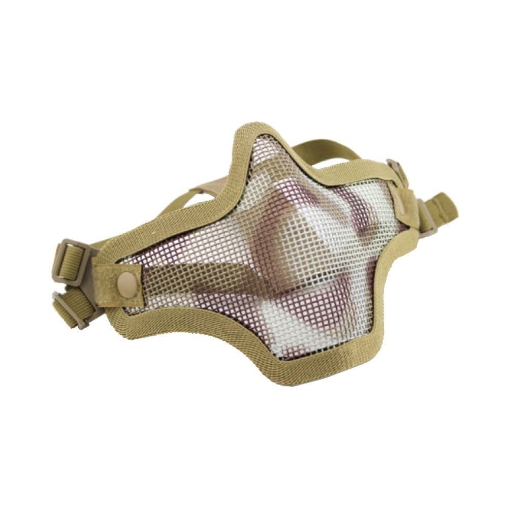 MASCHERA FACCIALE TACTICAL NET METAL CAMO MASCHERE DI PROTEZIONE -  IlSemaforo