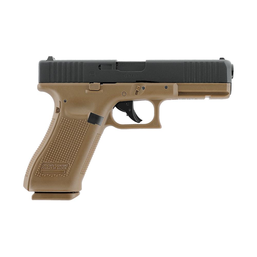 GLOCK G17 GEN.5 CO2 CAL.4,5MM BLACK/TAN CO2 PISTOLS - IlSemaforo