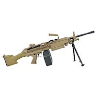 MINIMI M249 MK2 POLYMER VERSION TAN PROFESSIONAL ELECTRIC