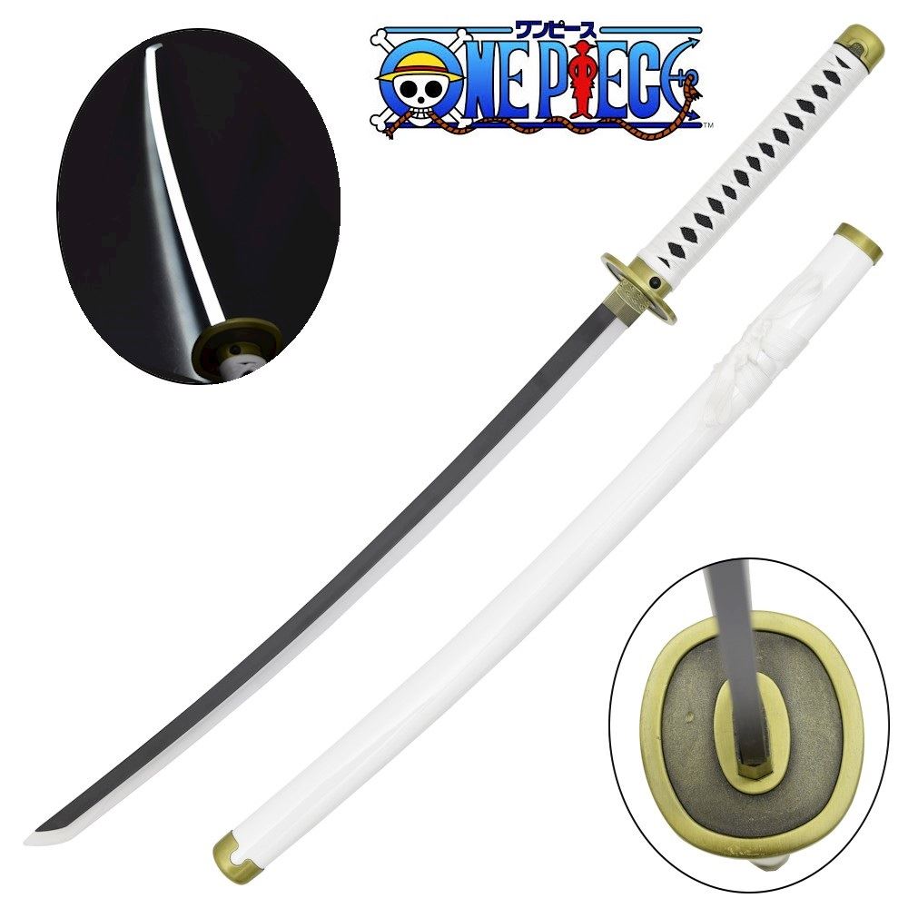 Katana Wado Ichimonji Di Zoro - Tagliacarte One Piece Con Fodero, 24 Cm | Regalo Per Fan E Collezionisti
