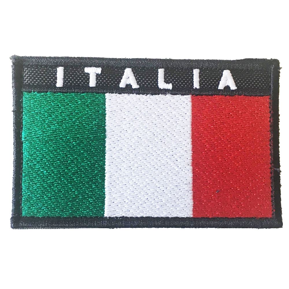 Patch Ricamato Tattico - Emblema Bandiera Nazione - Cucito Applique - Scegli La Bandiera