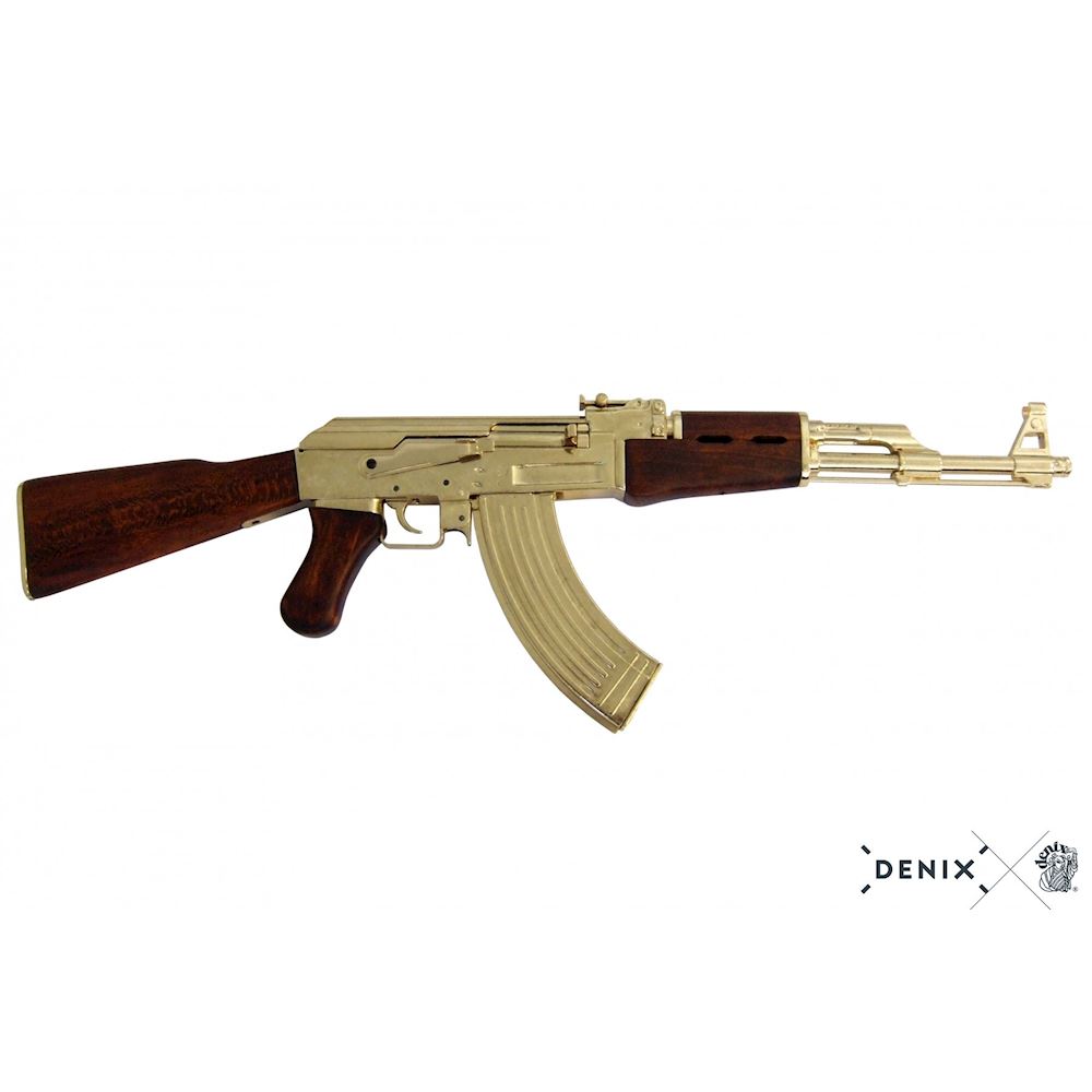 DENIX REPLICA KALASHNIKOV AK47 LIMITED GOLD EDITION DENIX RIFLE