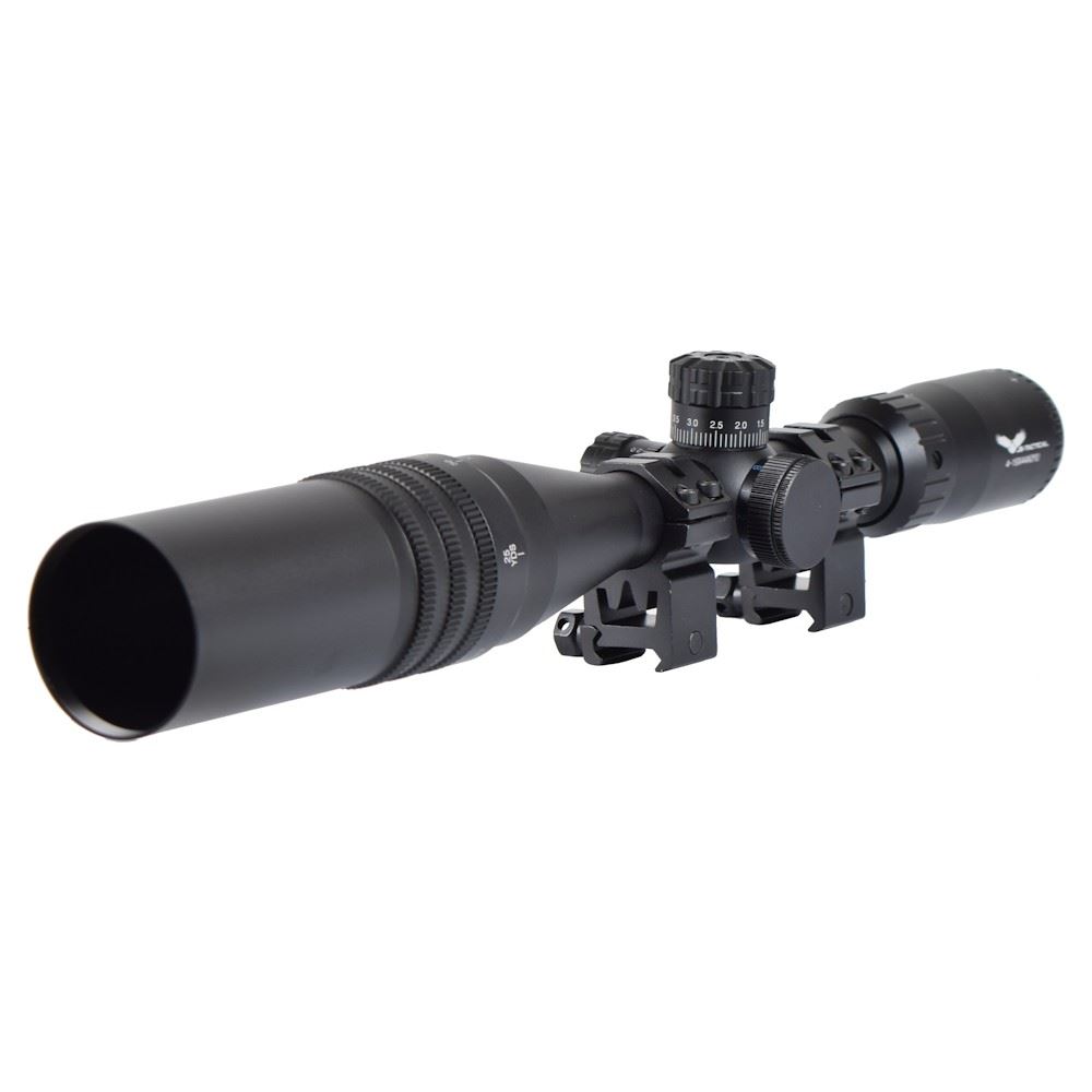OTTICA JS-TACTICAL 4X20 per FUCILI CARABINE ATTACCHI SLITTA 11mm