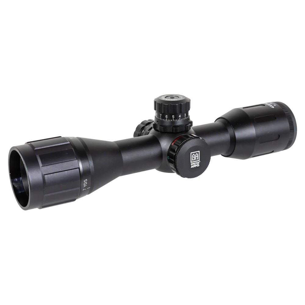 Ottica LENSOLUXS 3-9x40 con reticolo illuminato GERMAN 4 con Attacchi Ottica LENSOLUXS 3-9x40 con reticolo illuminato GERMAN 4 con Attacchi