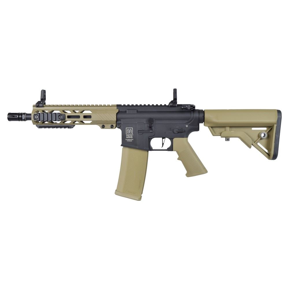 M4 RIFLE CQB KEYMOD SA-C08-HT CORE CARBINE TAN / BK SPECNA ARMS