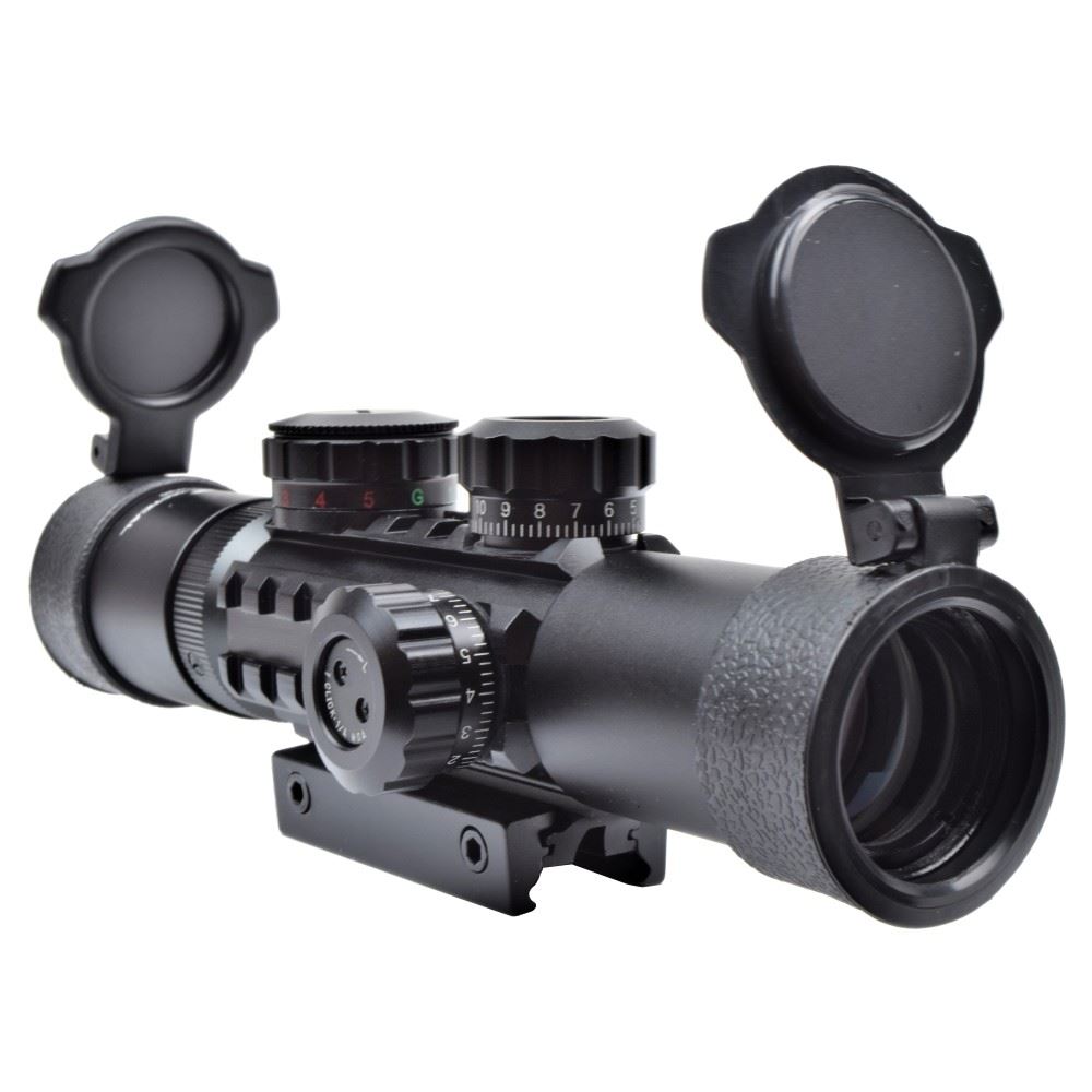 ILLUMINATED SCOPE 3x-9X ZOOM 50mm LENS TAN SCOPES/OPTICALS