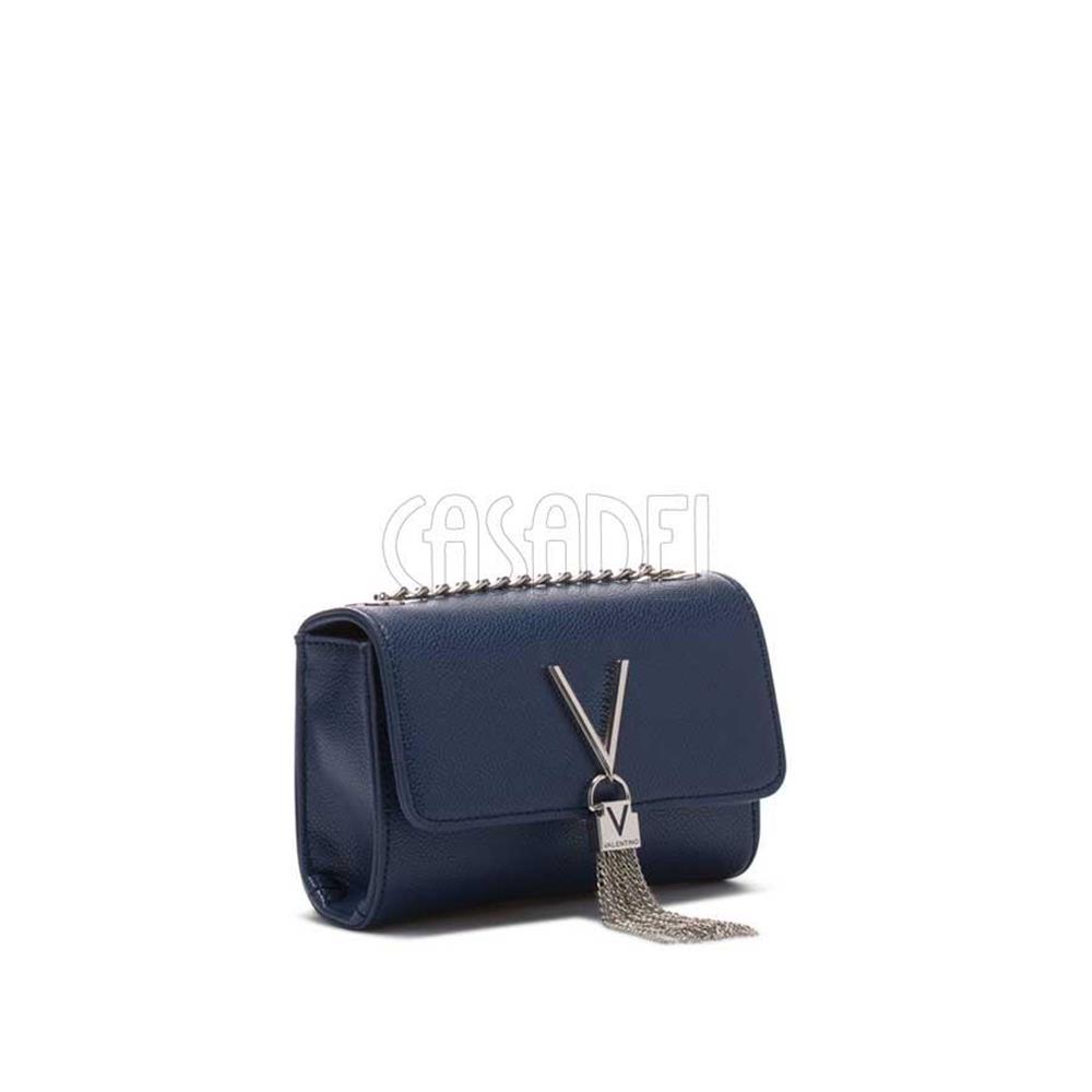 Clutch Small Shoulder bag Valentino Bags Divine VBS1R403G Blue