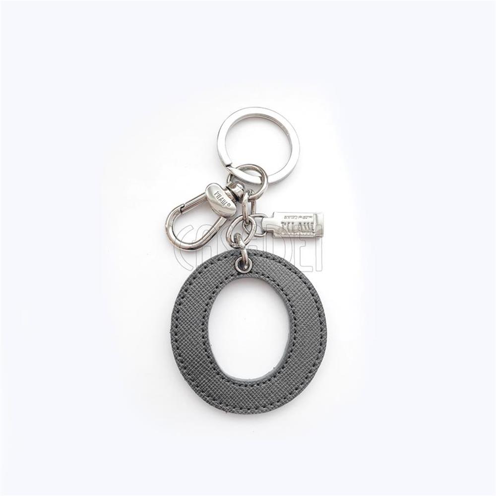 Alviero Martini Prima Classe - Portachiavi A Ciondolo Charm Lettera E Geo Classic White 887453149605