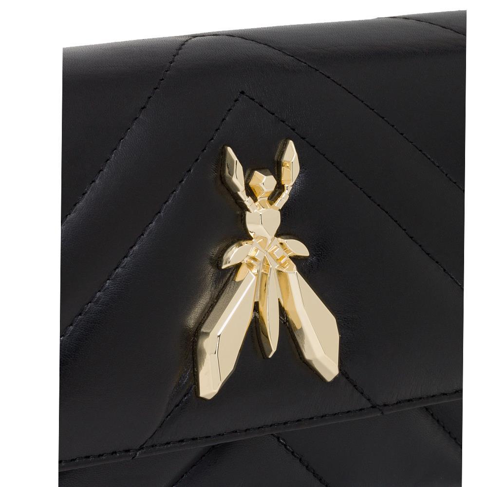 Clutch Patrizia Pepe Leather CB9798/L004 K103 Black