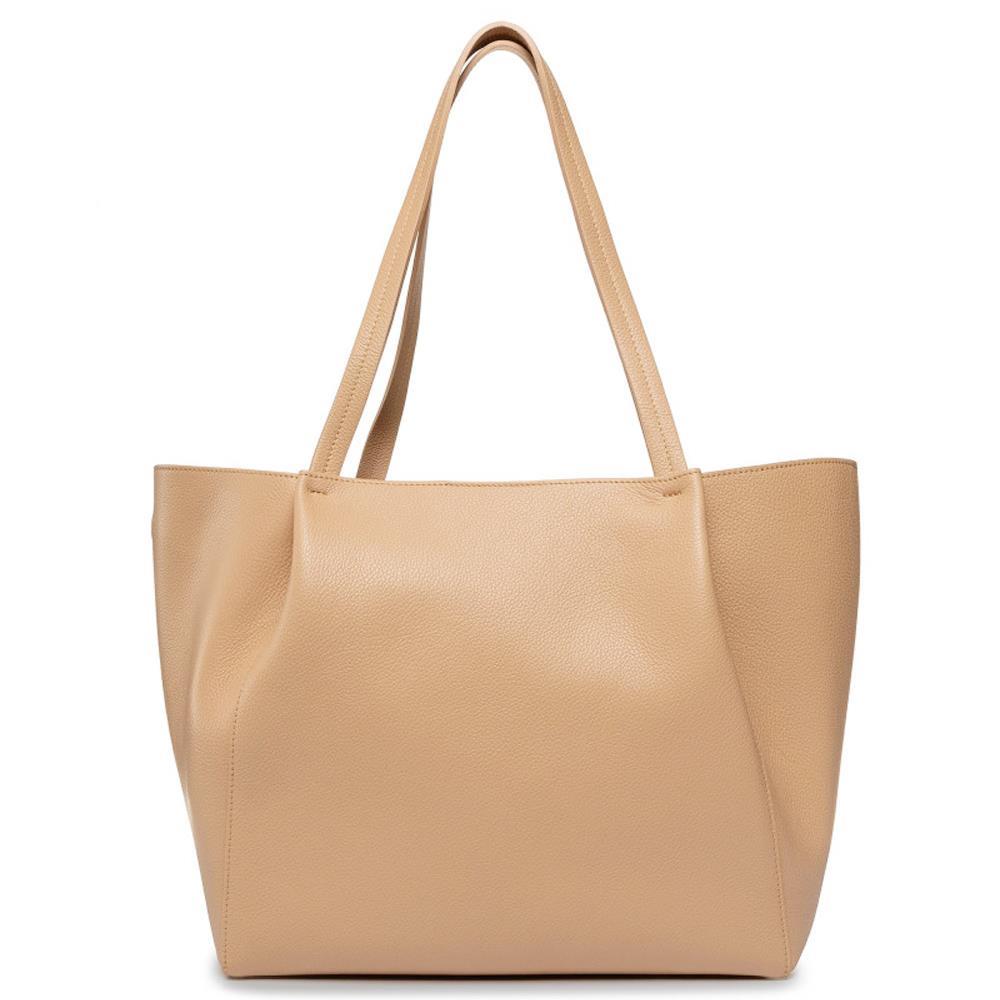 Love to Love Borsa Shopping Donna Bianca e Beige Borsa Grande Shopper -  CommercioVirtuoso.it