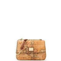 Alviero Martini Prima Classe - Borsa piccola a tracolla in tessuto Geo Classic