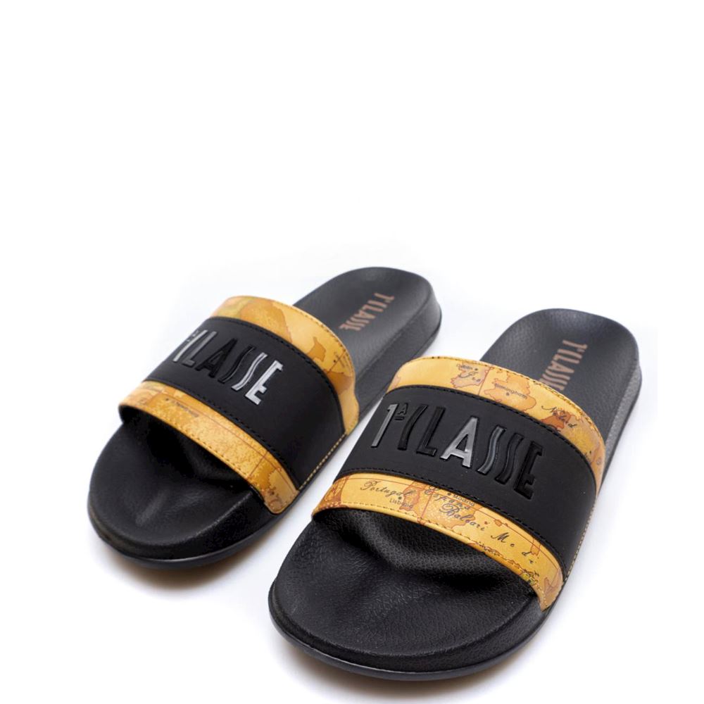 Ciabatta Donna Alviero Martini I^ Classe N 1197 0193 Black/Geo Classic  Nuovi Arrivi - Vendita borse in pelle e accessori moda a Coriano di Rimini  - Pelletteria Casadei