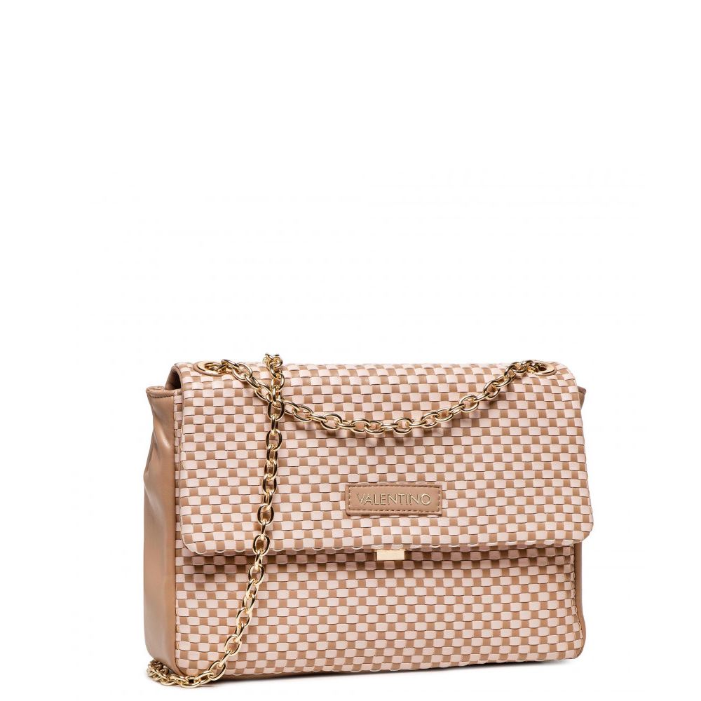 Shoulder Bag Valentino Bags Daiquiri Line VBS6B503 Powder Camel Bags Vendita borse in pelle e accessori moda a Coriano di Rimini Pelletteria Casadei