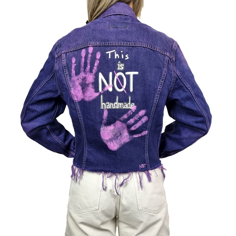 Levis purple cheap denim jacket