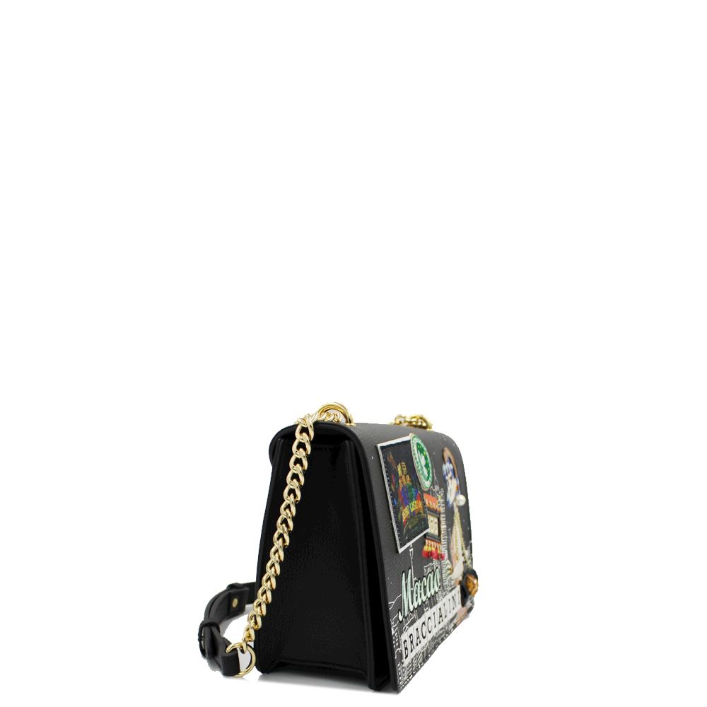 Small Shoulder Bag Crossbody Braccialini Line Cartoline Small Shoulder Bag Crossbody Braccialini Line Cartoline