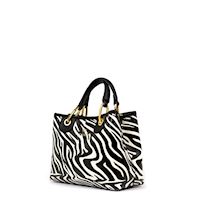 Braccialini Jacquard Borsa Sacca A Tracolla Zebra - Acquista A