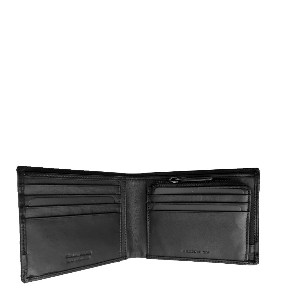Wallet Momodesign Mo-21DO Black Wallets Vendita borse in pelle e