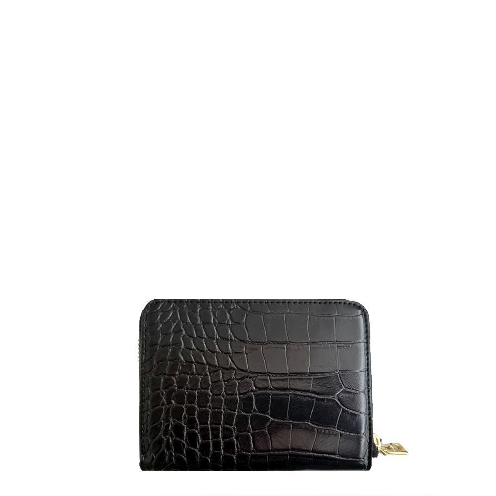 Medium Wallet Zip Around Love Moschino JC5715PP0HKC0000 Black Crocco Wallets  - Vendita borse in pelle e accessori moda a Coriano di Rimini - Pelletteria  Casadei